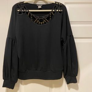 Venus strappy neckline embellished top